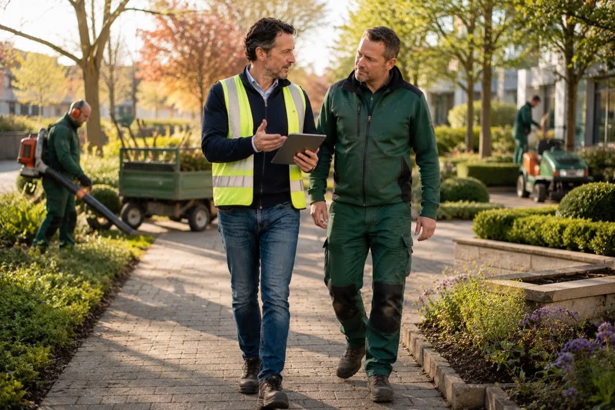 RI&E inspectie bij een hoveniersbedrijf