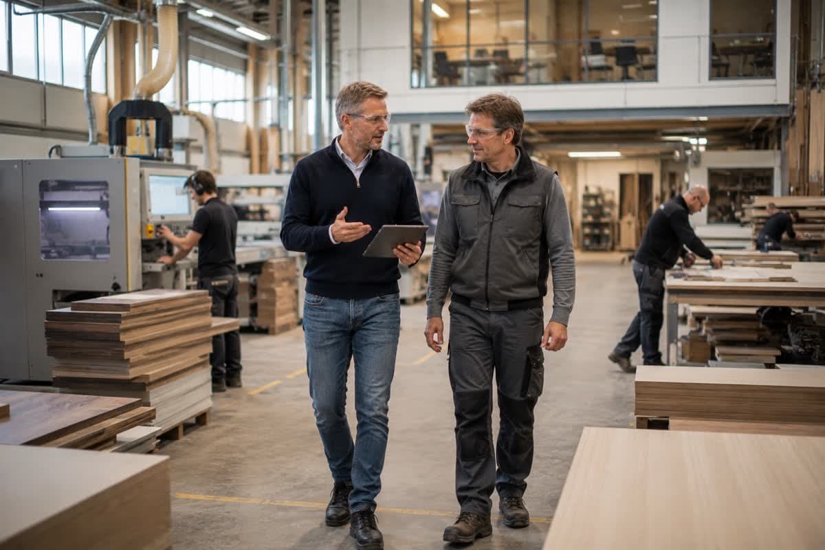 RI&E-inventarisatie in een meubelproductiebedrijf