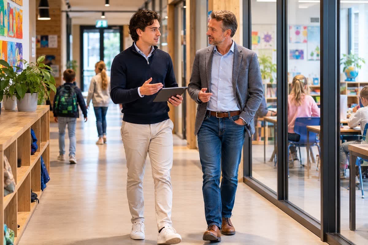 RI&E-inventarisatie in een schoolgebouw